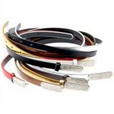 Dazzling diamond thin belt