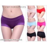 65% OFF 6 pieces of Multi-Coloured Modal Lenzing Soft and Comfortable Seamless Panties for RM38