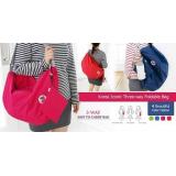 Korean 3-Way Foldable Bag with Mini Pouch