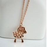 18K Rose Gold Plat...