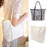 Elegant Embroidered Lace Handbag/ Shoulder bag