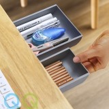 S / M / L Capacity Pop-Up Student Pencil Storage Hidden Desktop Drawer Tray Under Desk Hanging Organizer Box Self-Stick Expandable Drawer Tray for Office Home School
