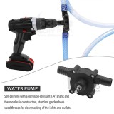 Portable Hand Electric Drill Drive Self Priming Pump Oil Fluid Water Transfer Pumps